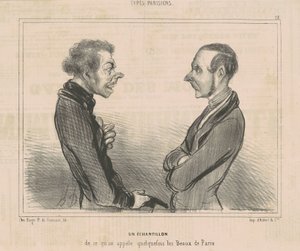 私たちが呼ぶもののサンプル...レ・ボー・ド・パリ 作： Honoré Daumier