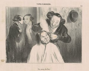 一発！ 作： Honoré Daumier