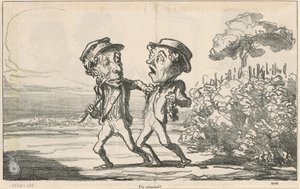 犯罪者！ 作： Honoré Daumier