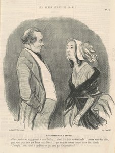 アーティストのこだわり 作： Honoré Daumier