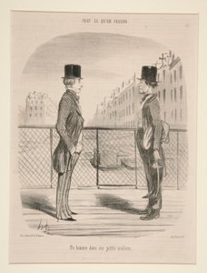 Tout Ce Quの小さな靴を履いた男 作： Honoré Daumier
