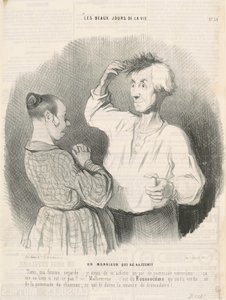 若返る紳士 作： Honoré Daumier