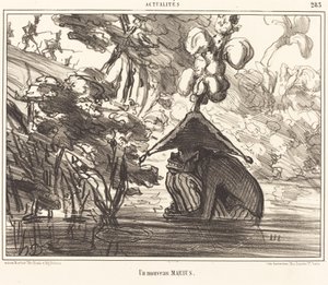 新しい夫 作： Honoré Daumier