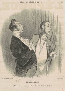 新しい騎士 作： Honoré Daumier