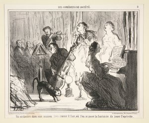 家のオーケストラ 作： Honoré Daumier