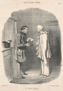 羽のないピエロ 作： Honoré Daumier