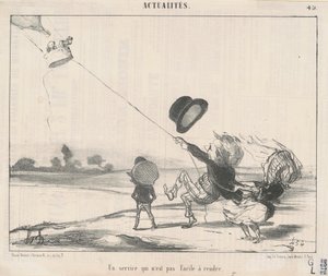 サービス ... レンダリングが容易ではない 作： Honoré Daumier