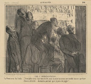 株式市場の最初の表現 作： Honoré Daumier