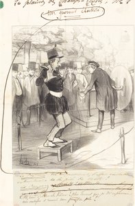 電撃の戦士 作： Honoré Daumier