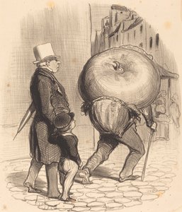 植物学のレッスン 作： Honoré Daumier