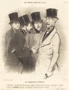 名誉の償い 作： Honoré Daumier
