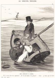 ボード上の反乱 作： Honoré Daumier