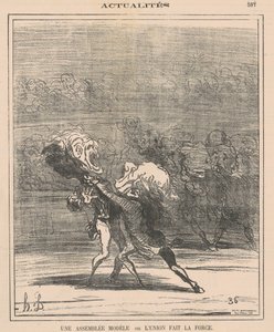 モデル アセンブリ... 作： Honoré Daumier