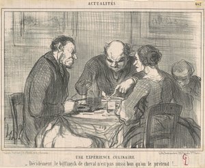 料理体験 作： Honoré Daumier
