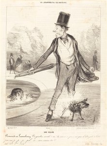 1時間 - ルクセンブルクを歩く 作： Honoré Daumier