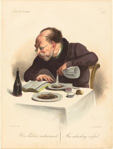 刺激的な読み物 作： Honoré Daumier