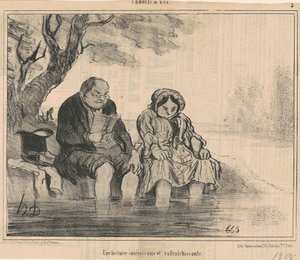 面白くてさわやかな読み物 作： Honoré Daumier