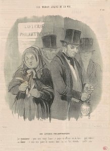 慈善宝くじ 作： Honoré Daumier