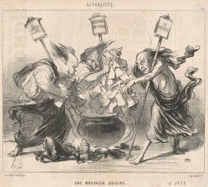 悪いキッチン 作： Honoré Daumier