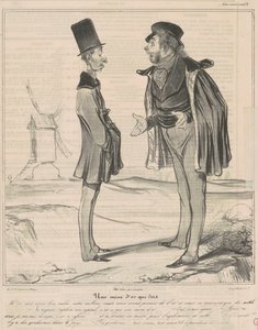 休眠中の金鉱 作： Honoré Daumier