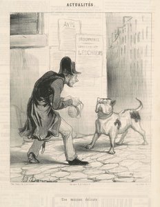 繊細な使命 作： Honoré Daumier