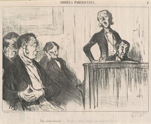 音楽の夕べ 作： Honoré Daumier