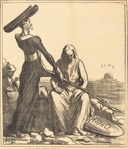 私のためにあなたを終わらせるつもり 作： Honoré Daumier