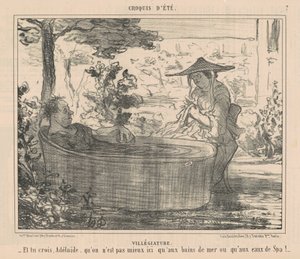 リゾート 作： Honoré Daumier