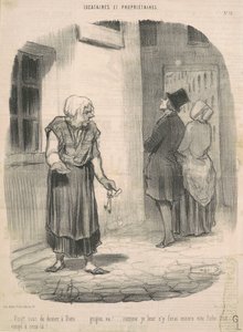 神に20ペニー... 作： Honoré Daumier