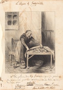私が失うのは 6 フラン以上です... 作： Honoré Daumier