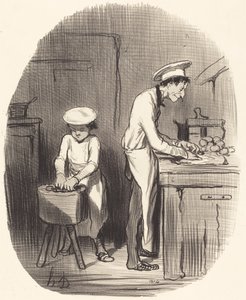 子供が見えますか、あなたは間違っています... 作： Honoré Daumier