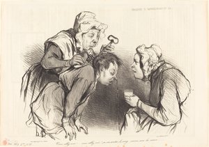 あなたが見るでしょう!...それは血を止めるでしょう... 作： Honoré Daumier