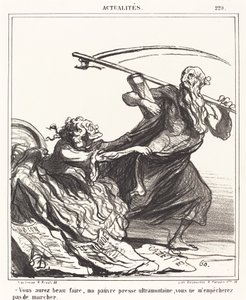 あなたが何をしようと、私の悪いプレス... 作： Honoré Daumier