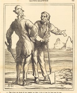 彼の肩書きを思い出す必要はありません... 作： Honoré Daumier