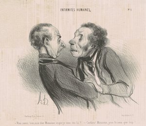 あなたは気分がいいです、私の親愛なる先生... 作： Honoré Daumier
