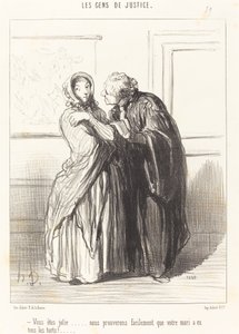 あなたは美しいです... 作： Honoré Daumier