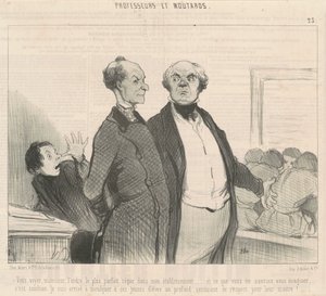 ほら... 最も完璧な秩序が君臨する... 作： Honoré Daumier