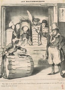 あなたはここに大きな有名人を見ます... 作： Honoré Daumier