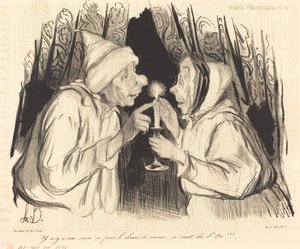 風邪にそんなことはありません... 作： Honoré Daumier