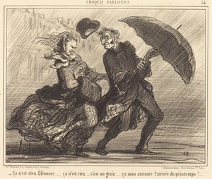 何でもないエレオノール…何でもない… 作： Honoré Daumier