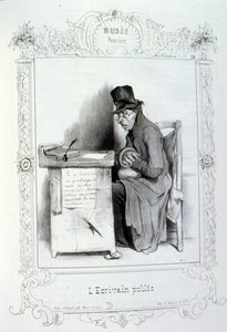 フィリッポンのアイデアや伝説を描いたイラストを「Les Cent and Robert Macaire」と題して紹介しています。 作： Honoré Daumier