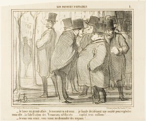 「今がその時だ。資本金300万フランで人工プラムの製造会社を設立する。- 君たちが来るのがもう見えている、私にプラムの実をくれと言うだろう。