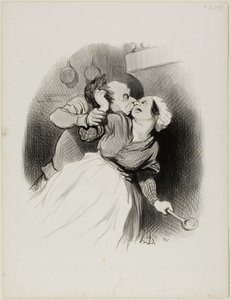 青春の再来。好きなだけ叫べ、この小悪魔め......妻は家にいない......心ゆくまで私の髪を引き裂け！」『Les beaux Jours de la vie』より第50曲