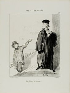 かなり不満足な訴訟当事者、『Les Gens De Justice』より26枚目