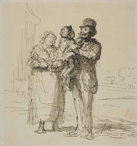 家族の風景 作： Honoré Victorin Daumier