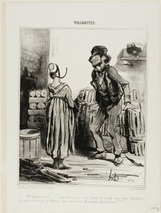 「男も女もいない......オーヴェルニュの人間だけだ......。 作： Honoré Victorin Daumier