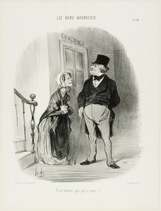 レ・ボン・ブルジョワ』より「彼はラァンド・ルォードになった！」第18曲 作： Honoré Victorin Daumier