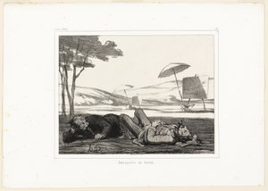 風景画家たちの仕事場（『Souvenirs d