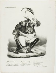 マルブルグが戦争へ...。 作： Honoré Victorin Daumier