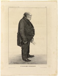 ベンジャミン・デュデセール、『戯画のセレブリテ』より287枚目 作： Honoré Victorin Daumier
